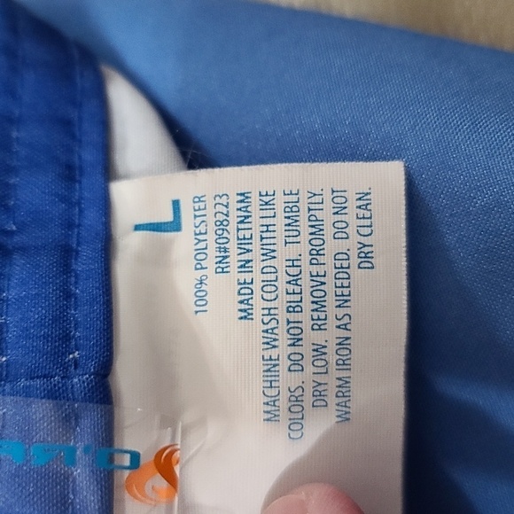 Outrageous Mens Board Shorts Swim Pocket Blue/Green Size L EUC - Picture 8 of 8